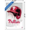 Trends International MLB Philadelphia Phillies - Drip Helmet 22 Framed Wall Poster Prints - 3 of 4