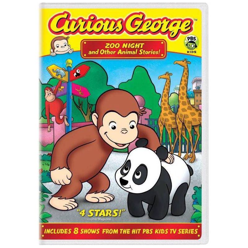 Curious George: Zoo Night and Other Animal Stories (DVD), 1 of 2