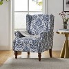 Theodor Armchair with Spindle Legs for Living Room and Bedroom Club Chair | ARTFUL LIVING DESIGN - 2 of 4