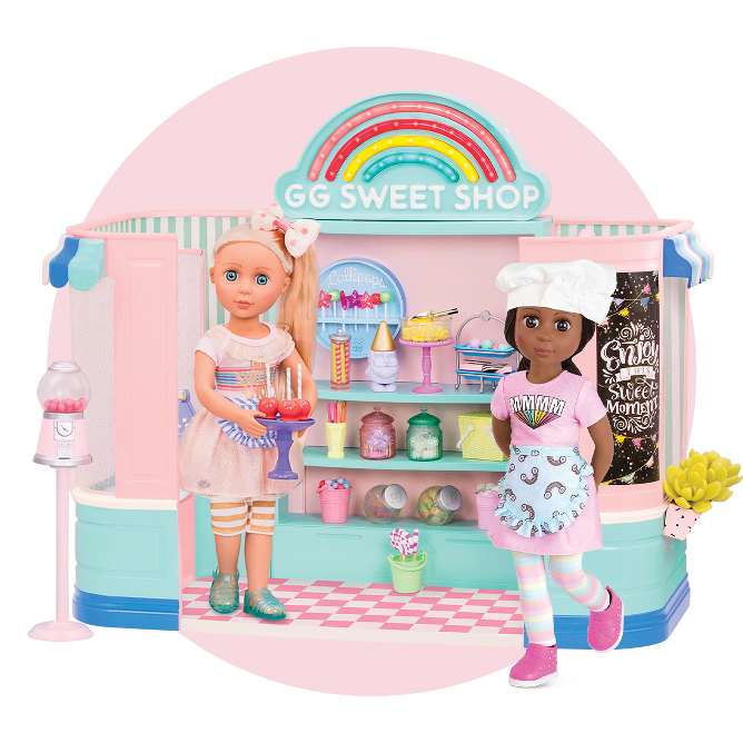 Glitter Girls Ice Cream Shop Accessory Playset For 14 Dolls : Target