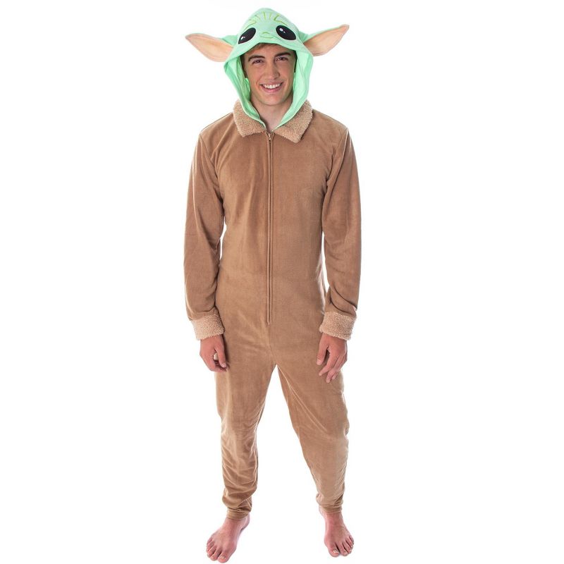 Star Wars Baby Yoda The Child Baby Yoda Costume Union Suit Pajama, 2 of 7