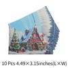 Unique Bargains Christmas Greeting Card Multicolor 4.5"x3.1" 10Pcs - 3 of 4