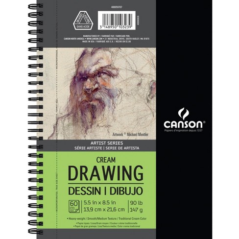 Canson Artist Series Drawing Pad 5 1 2 X 8 1 2 Inches 90 Lb 60 Sheets Target