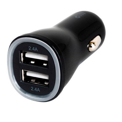 kaos så meget tapet Monoprice 2-port 24w Usb Car Charger | Compatible With Iphone 13/12/11  Pro/xr/x/7/6s, Ipad Air 2/mini 3, Samsung Note 9/s10/s9/s8 : Target