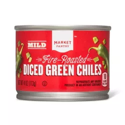 Diced Green Chiles Mild 4oz - Market Pantry™