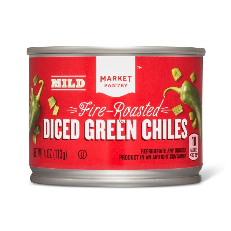 Diced Green Chiles Mild 4oz - Market Pantry&#8482;, 1 of 4