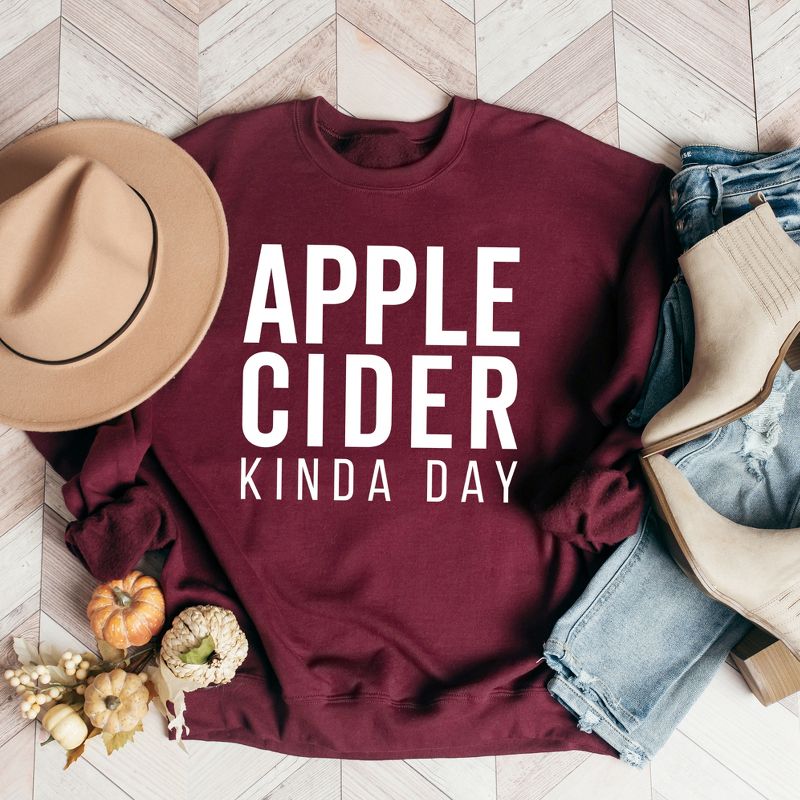 Simply Sage Market Women's Apple Cider Kinda Day Gildan Sweatshirt, 3 of 4