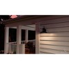 Urban Ambiance Luxury Luxe Industrial Chic Outdoor Wall Light,  12.375"H x 12"W,  Olde Iron Finish, UHP1028 - 2 of 4
