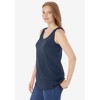 Woman Within Plus Size Scoopneck Tank - 3 of 4
