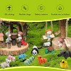 TEMI 25-Piece 3D Printed Animal Figures Set, Mini Fidget Toys and Desk Pets for Party Fillers and Gifts 25pcs anmals - 3 of 4