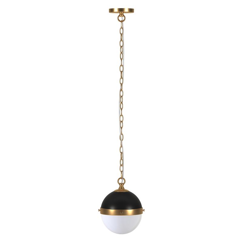 Hampton & Thyme 9" Wide Pendant with Glass Shade , 1 of 12