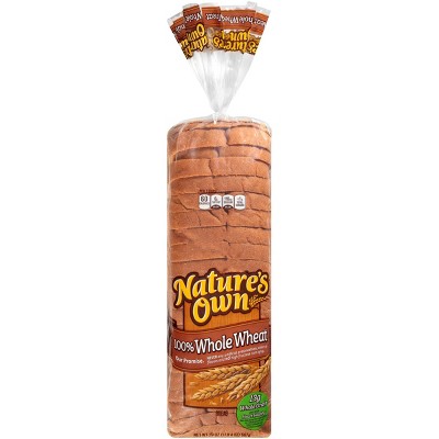 Nature's Own 100% Whole Wheat Bread - 20oz