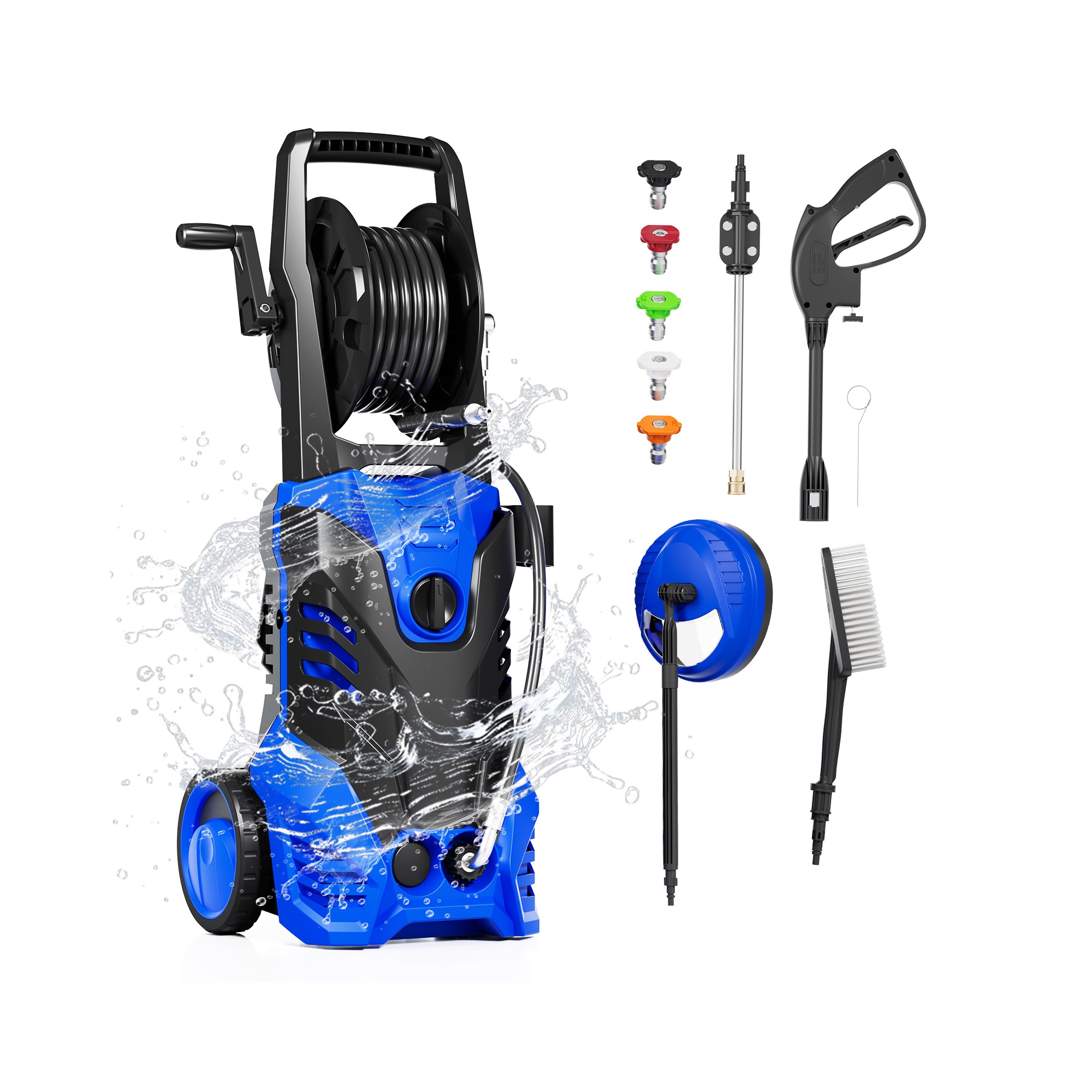 Electric Pressure Washer 4000PSI 2.6GPM High Power Washer Blue