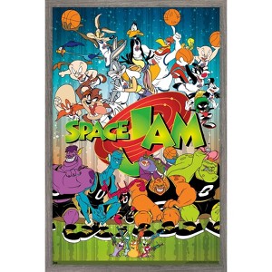 Trends International Looney Tunes: Space Jam - Classic Framed Wall Poster Prints - 1 of 4