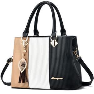 Generic Purses and Handbags for Women Leather Tote Shoulder Bag Medium Satchel Purse Top Handle Bags - 1 of 4