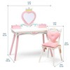 Princess Vanity Table and Chair Set - WildKin - 4 of 4