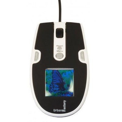 Urban Factory MDG01UF Photo Mouse - Optical - Cable - USB - 800 dpi - Scroll Wheel - 3 Button(s)