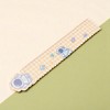 Unique Bargains Straight Ruler Magnetic Ruler +/-5% Accuracy Bears Cub Design ABS 1.38"x7.48"x0.59" 1 Pcs - 2 of 4