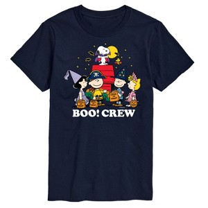 Men's - Peanuts - Boo Crew Short Sleeve Graphic T-Shirt - 1 of 4