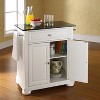 Alexandria Black Granite Top Portable Kitchen Island/Cart - Crosley - 3 of 4