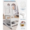 Nasitip HDPE Rocking Chair Outdoor - All-Weather Adirondack Porch Rocker, 380LB Capacity - 4 of 4