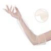 INSPIRE CHIC Women's Tulle Full Finger Mesh Opera Gloves - 3 of 4