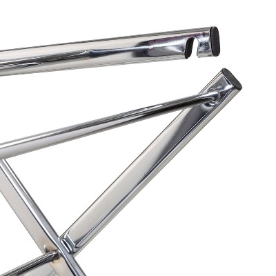 Chrome Slim-Profile Collapsible Clothes Drying Rack