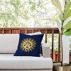 Deny Designs Avenie Vintage Sun Outdoor Throw Pillow Blue - 2 of 4