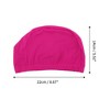 Unique Bargains Elasticity Swim Cap 5.51"x8.66" 1 Pc - 4 of 4
