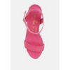 Tulata Raffia Pin Buckle Block Heels - 3 of 4