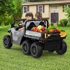 Nasitip 24V 4WD Electric Ride On Dump Truck with Remote Control | 2 Seaters Kids Ride On Car | Music Player&LED Lights | Birthday Gift for Ages 3+ - 2 of 4