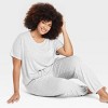 Women's Cooling Jersey Jogger Pajama Pants - Auden™ - 3 of 3