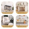 NicBex Handwoven Paper Rope Ottomans,Foot Rest Shoes Stools with Metal Legs for Entryway,Living Room,Bedroom,Office - 4 of 4