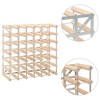 vidaXL Wine Rack for 42 Bottles Solid Pinewood - 4 of 4