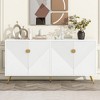 Bella Depot TV Stand Entertainment Center for 60+ Inch - 2 of 4