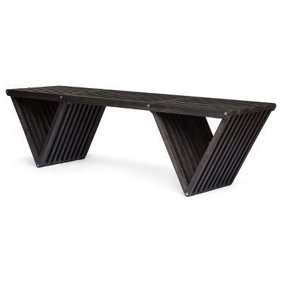 Metropol Acacia Bench - Dark Gray - Christopher Knight Home