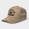 Champion Adult Phys Ed Twill Trucker Hat - Khaki - 4 of 4