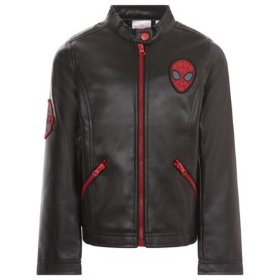 Marvel Spider-Man Faux Leather Jacket Little Kid to Big Kid
