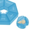 Unique Bargains 7 Grid Polygonal Pill Case 1 Pc - 3 of 4