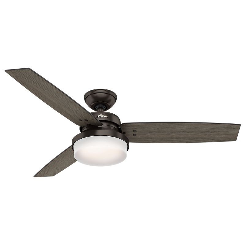 52" Sentinel Ceiling Fan with Remote (Includes Energy Efficient Light) - Hunter, 1 of 16