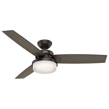 52" Sentinel Ceiling Fan with Remote Bronze (Includes Energy Efficient Light) - Hunter