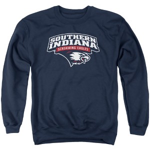 University of Southern Indiana Official Stacked Adult Crewneck Sweatshirt - 1 of 4