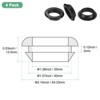 Unique Bargains Rubber Corrosion-Resistant Snap-in Locking Hole Plugs Black - 3 of 4