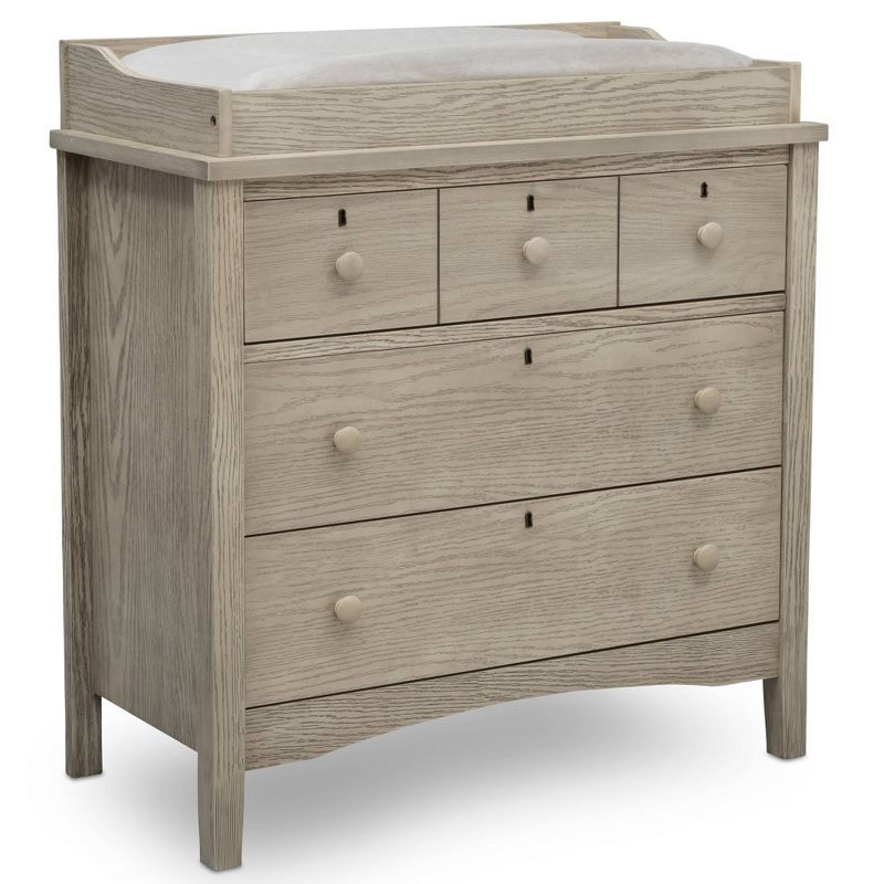 Delta Children Farmhouse 3 Drawer Dresser with Changing Top, 1 of 17