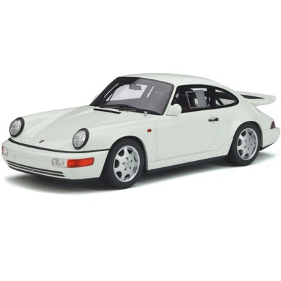 Porsche 911 (964) Carrera 4 Lightweight Grand Prix White 1/18 Model Car by GT Spirit