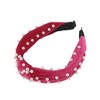 Unique Bargains Women's Velvet Pearl Knot Hairband 1 Pc - 4 of 4