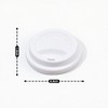 Anna-Kaci Reusable Silicone Coffee Cup Lid Spill Resistant Hot Drink Cover with Sip Opening 3.5x0.7in - 4 of 4