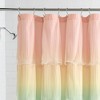 Lush Decor 72"x72" Rainbow Ombre Nerina Ruffled Shower Curtain - 2 of 4