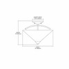Elk Home Elysburg 2 - Light Semi-Flush Mount in  Satin Nickel - 3 of 4