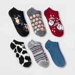 Women's Critters and Umbrellas 6pk Low Cut Socks - Xhilaration™ Assorted Colors 4-10